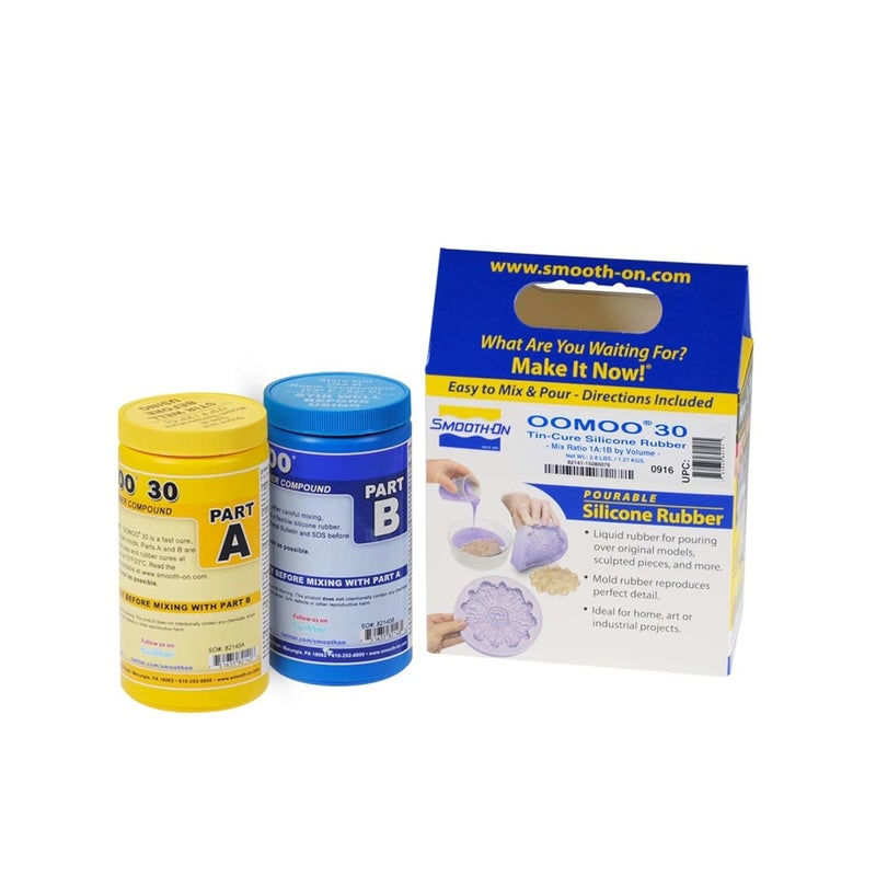 Smooth-On OOMOO™ 30 Tin Cure Silicone Rubber Mold Making Kit - Pint Unit - Image 1