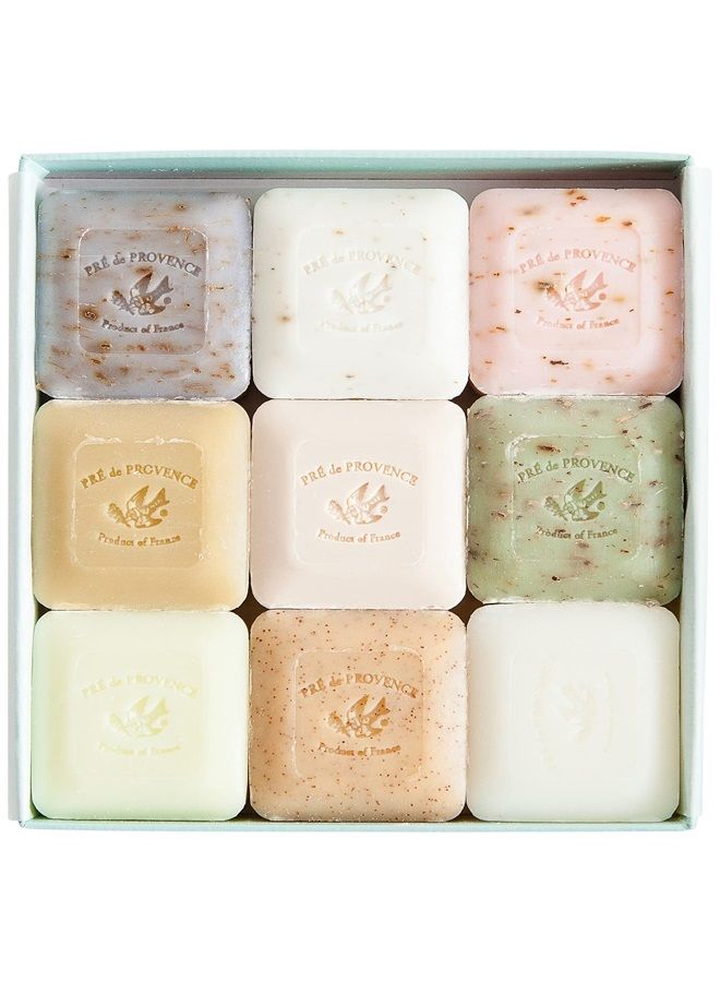Pre De Provence Luxury Box of Guest Gift Soap (Set of 9) - Assorted,9 Count (Pack of 1) - Image 1