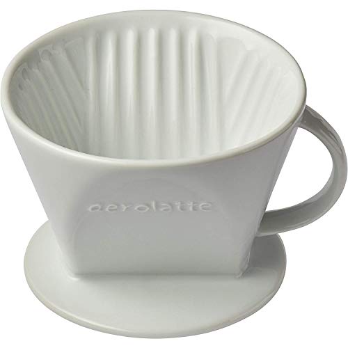 Aerolatte Pour Over Coffee Dripper Reusable Filter Cone Brewer, Number 2-Size, Brews 2 to 6-Cups - Image 2