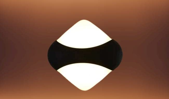 FILLISKA Acrylic LED Wall Light, 12 Watt, Indoor/Outdoor, Warm White, IP-65 Rated, Black (Black Sober-609) - Image 2