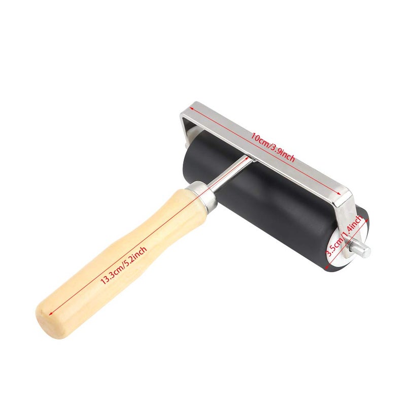 Hard Rubber Brayer Roller Print Brush Ink Roller Tool for Art Craft Oil Painting - Image 5