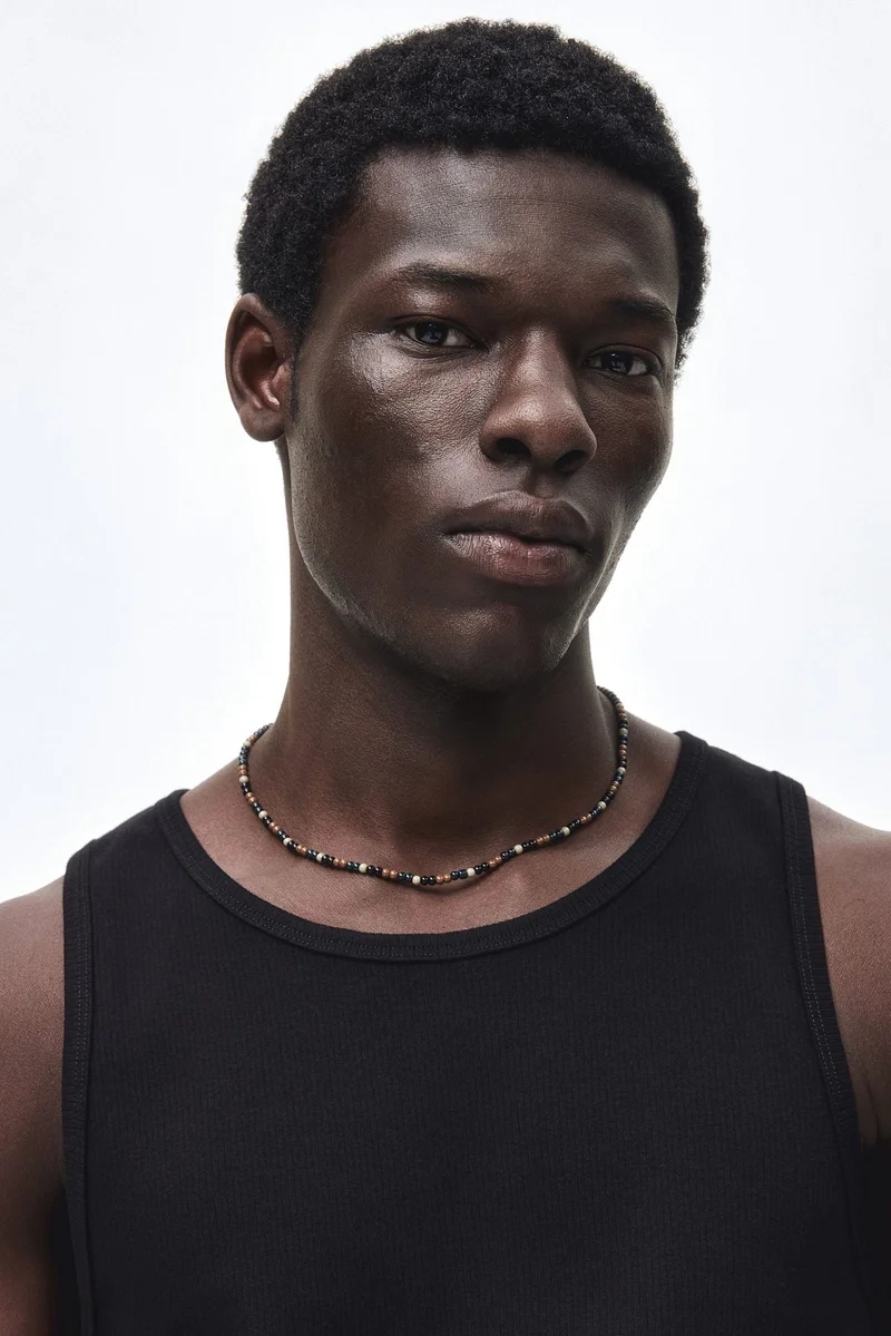 H&M  Slim Fit Ribbed vest top for Men | Best Price UAE
