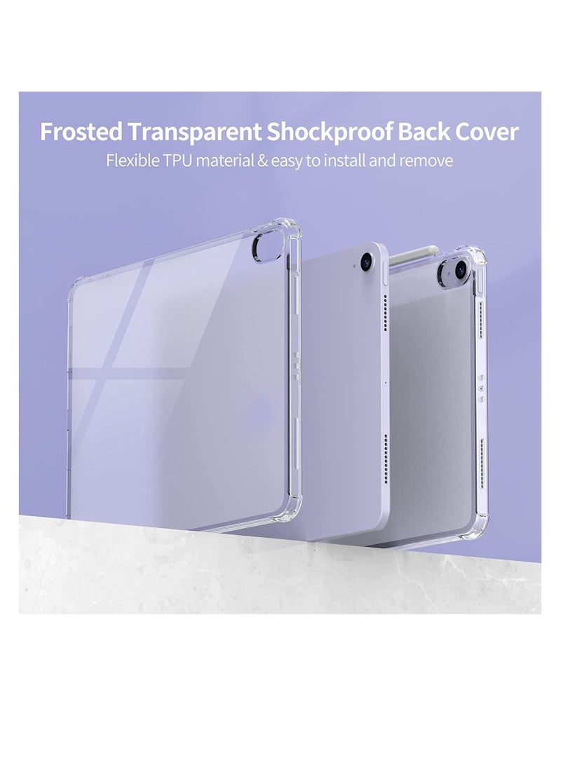 MUNTAQI iPad Air 5th Generation Case, TPU Cover for iPad Air 5th/4th Generation 10.9 Inch 2022/2020，Frosted Transparent Shockproof Protective Case - Image 4