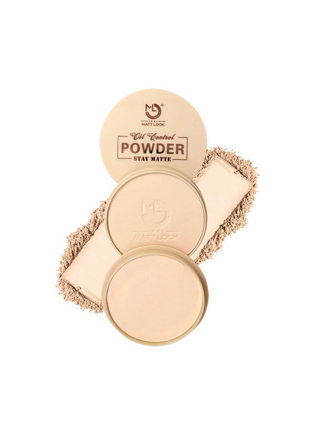matt look Cc Oil Control Pressed Powder Stay Matte, Pressed Powder, Face Makeup, Face Makeup, Moisturizing , Clear Without Flaws, Sets Makeup, Longwearing, Controls Shine & Smooths Complexion, Glowing Formula For All Skin Types, Matte Finish, Fair (20Gm) - Image 1