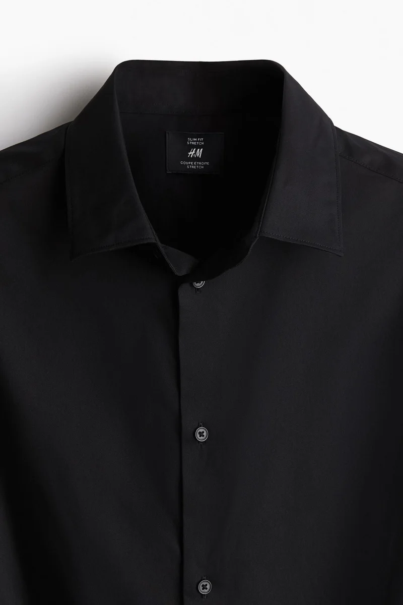 اتش اند ام Slim Fit Strech shirt