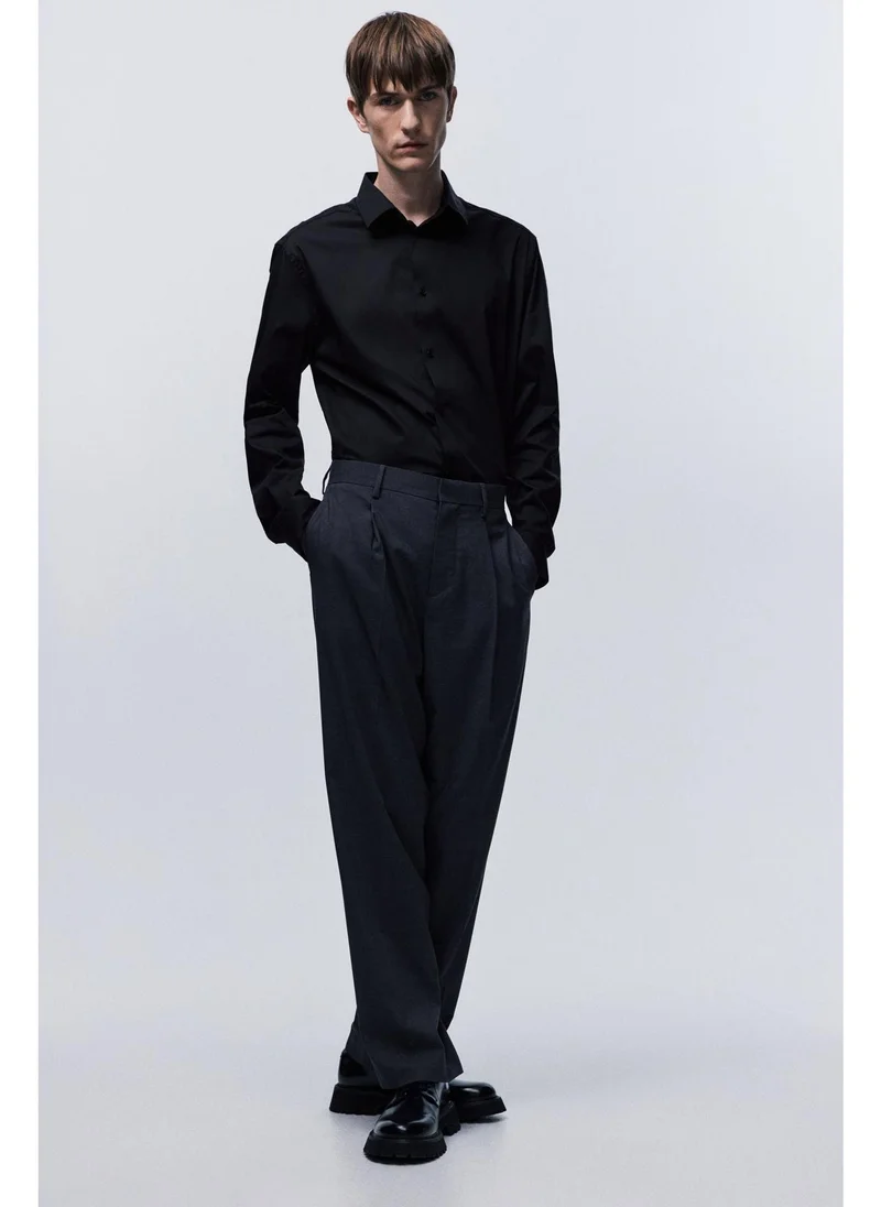 اتش اند ام Slim Fit Strech shirt