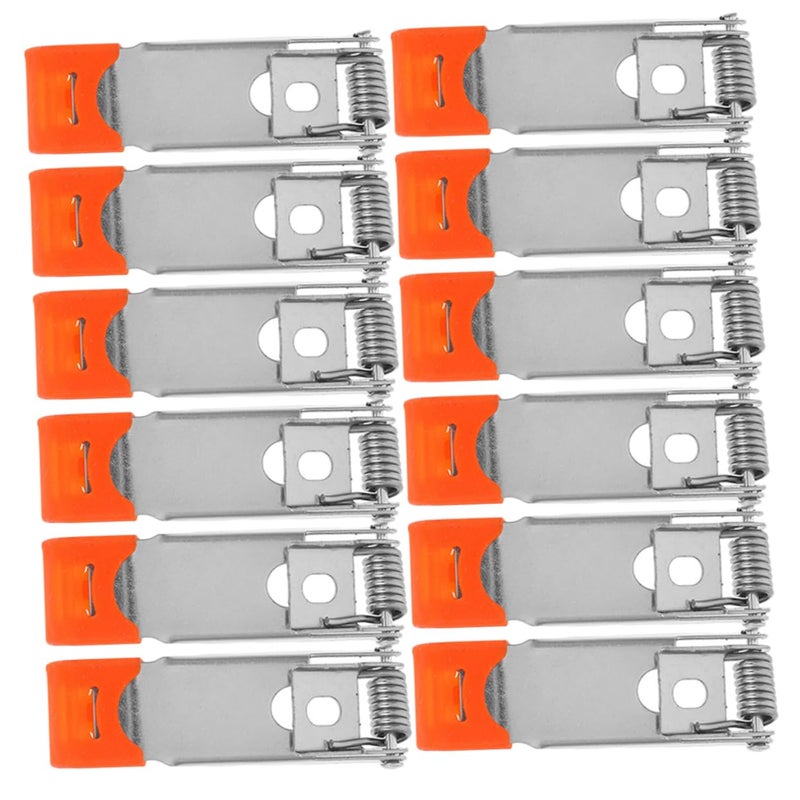 12Pcs Steel Spring Clips For LED Downlight Panel Light Ceiling Lamp Accessories - Image 2