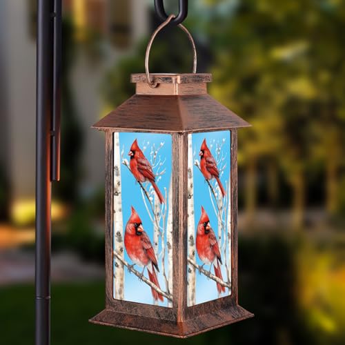 Pawatee Solar Lanterns for Garden Decor, Waterproof Design Solar LED Hanging Lights for Yard, Patio, Lawn, and Porch, Gifts for Mom, Grandma(Tree Trunk) - Image 1