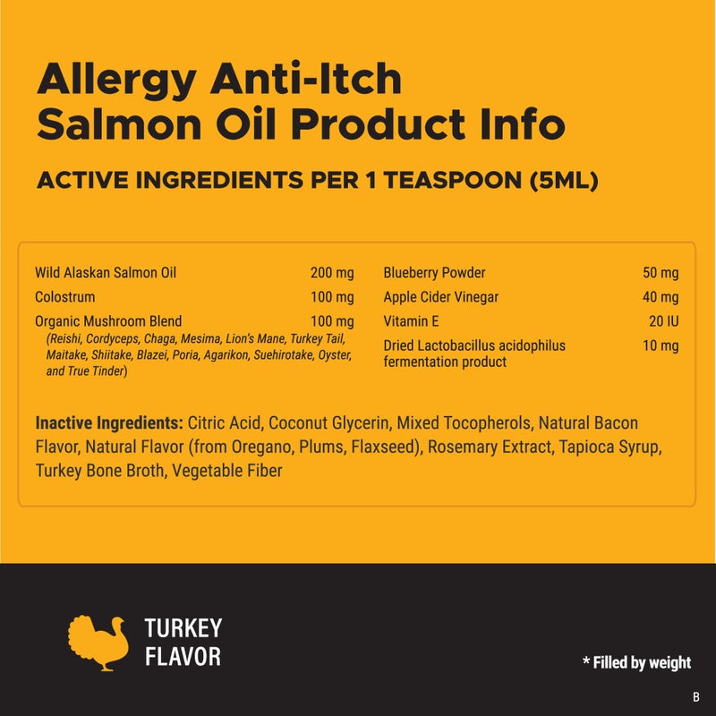 Pet Honesty Dog Allergy Relief Salmon Oil for Seasonal Itch Relief for Dogs, Omega-3 for Dogs, Dog Skin and Coat Supplement, May Reduce Shedding & Itching, Joint, Brain & Heart Health (16 oz) - Image 4
