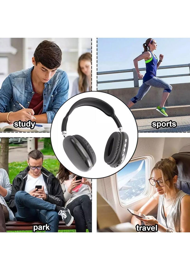 iBRIT Smart Bluetooth Headphone with Built-in Microphone, iBRIT IBSCBTHP Sound Cloud - Black  - Image 4