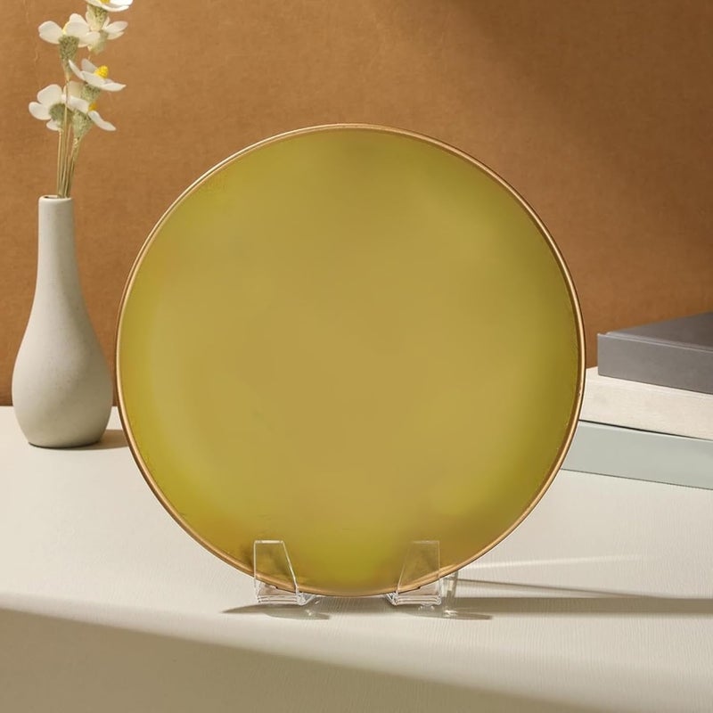 حامل عرض من الأكريليك Sorandy، مجموعة من 2 قطعة، عناصر زينة للمكتب المنزلي ومتاجر الكتب والبارات، أرفف عرض شفافة من الأكريليك للكتب واللوحات الزخرفية وإطارات الصور والفنون الموضوعة على طاولة العمل. - Image 5
