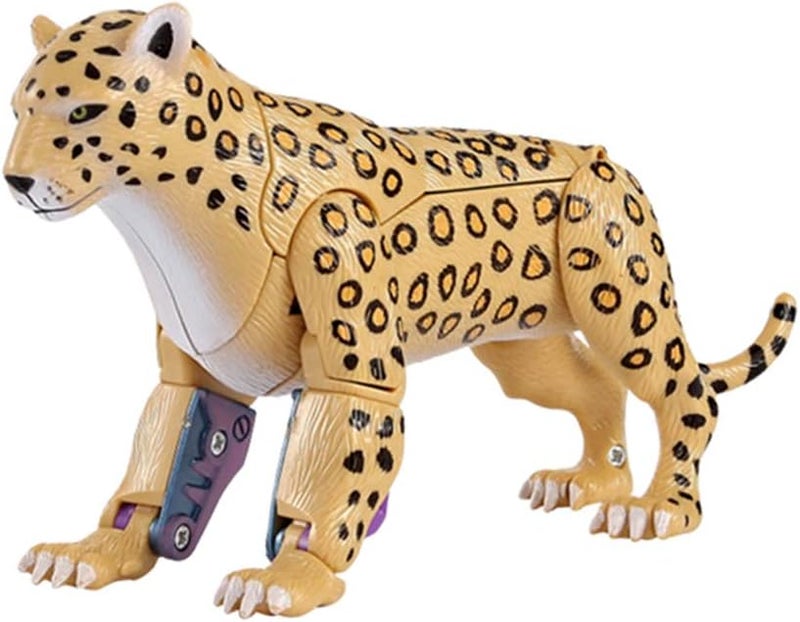 klarako Animal Toys  Transforming Action Figure  Changes from a Detailed Animal Toy to a Robot Toy in Seconds  Great Gift for Both Girls and Boys  Multicolor, Cheetah - Image 1