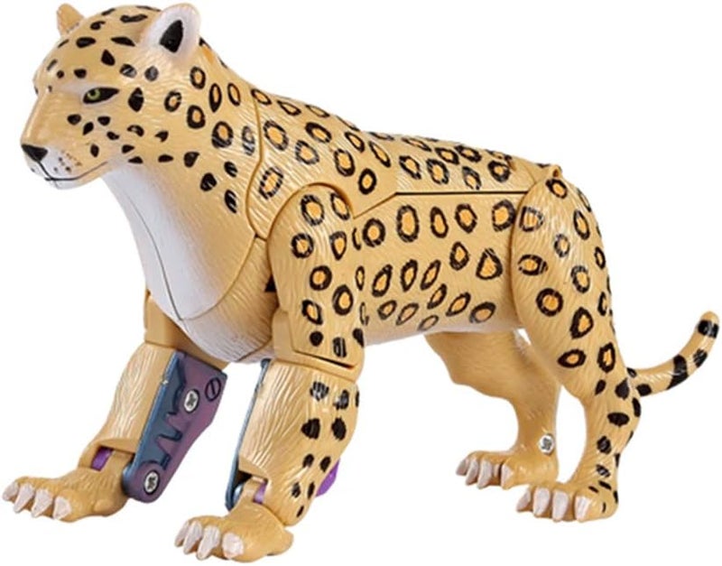 klarako Animal Toys  Transforming Action Figure  Changes from a Detailed Animal Toy to a Robot Toy in Seconds  Great Gift for Both Girls and Boys  Multicolor, Cheetah - Image 2
