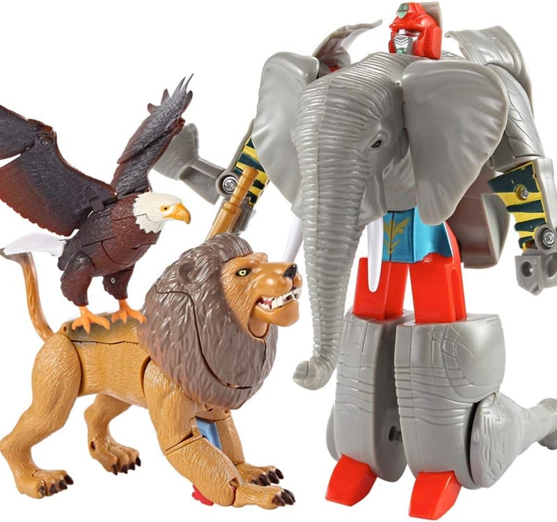 klarako Animal Toys  Transforming Action Figure  Changes from a Detailed Animal Toy to a Robot Toy in Seconds  Great Gift for Both Girls and Boys  Multicolor, Cheetah - Image 5