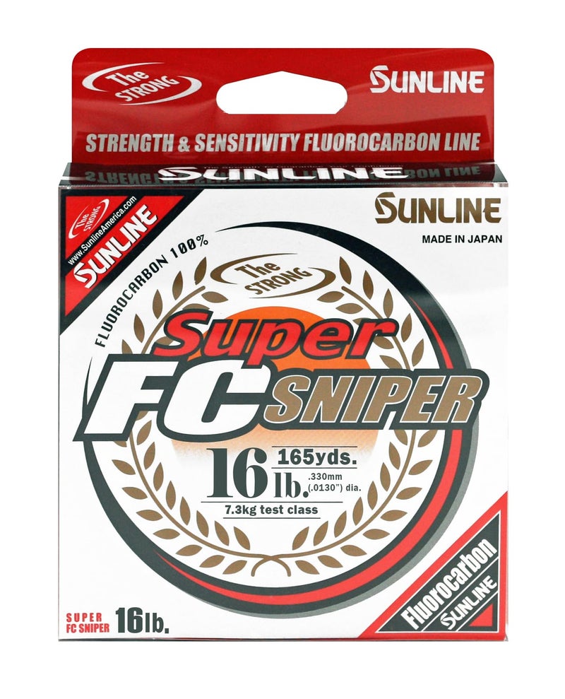 Sunline Super FC Sniper Fluorocarbon Fishing Line, 16 Pound 165 Yards, Natural Clear - Image 2