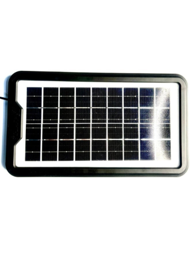 GDPLUS GD-9 Solar Lighting System with 3 LED Bulbs, Rechargeable Battery  9V Solar Panel – Portable Emergency Light for Home, Outdoor  Camping - Image 3