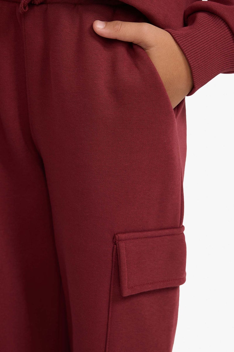 ديفاكتو بنطلون سويت بانتس اولادي كارجو قصة فضفاضة بجيب - Image 5