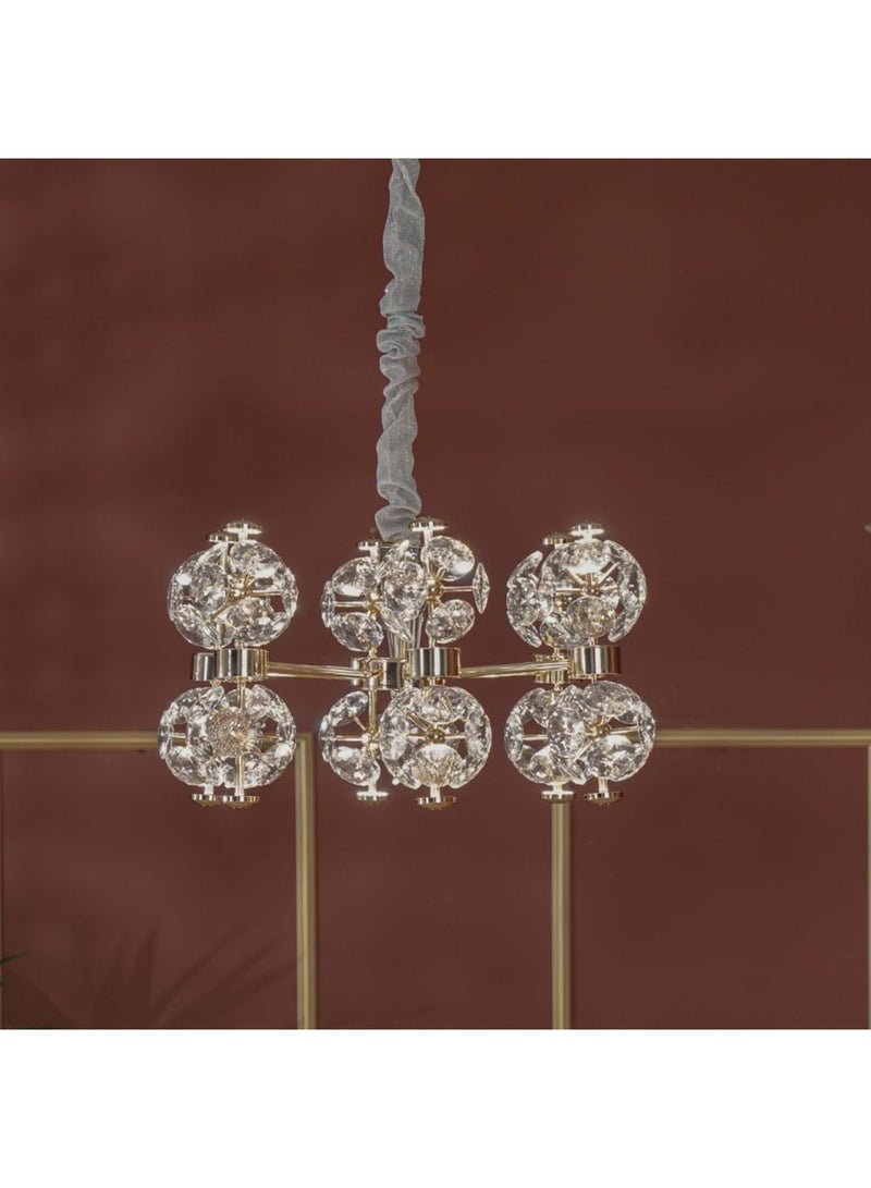 DANUBE HOME Nesrine Mx Crystal Chandelier - Hg 9816-6+6  - Image 2