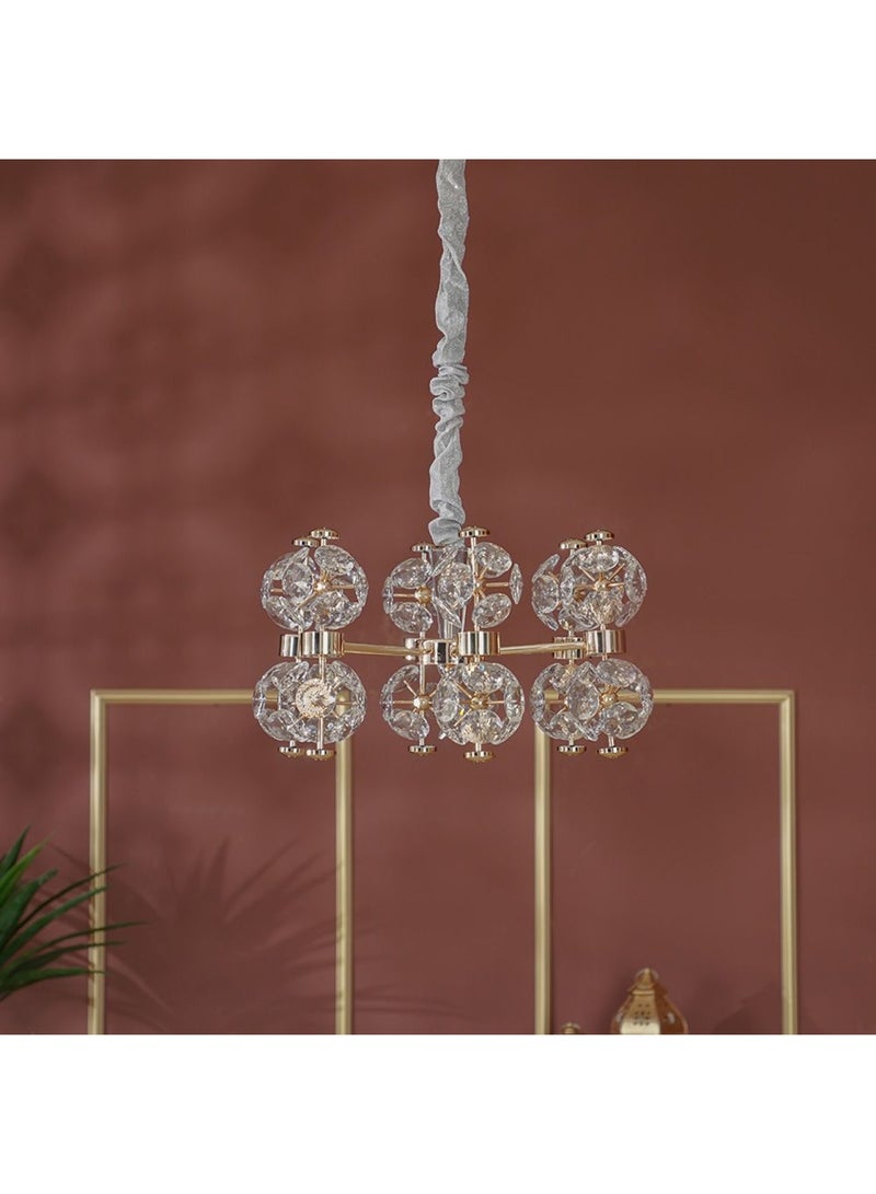 DANUBE HOME Nesrine Mx Crystal Chandelier - Hg 9816-6+6  - Image 1