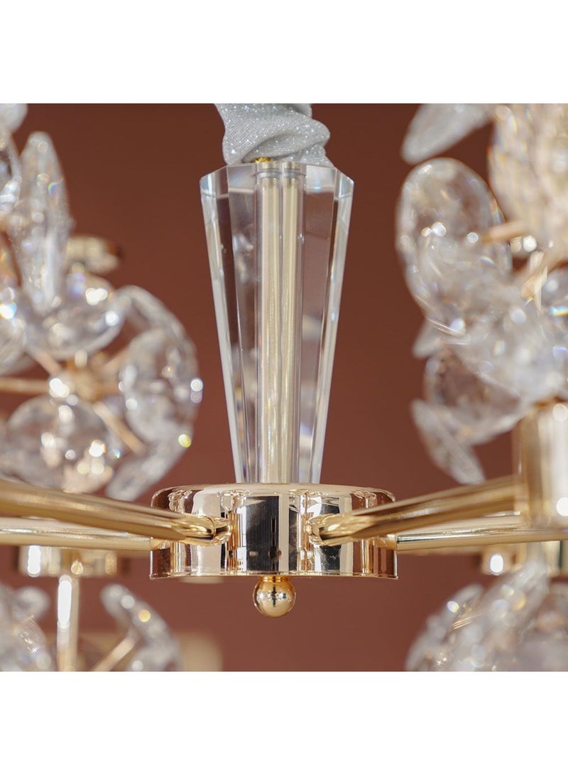 DANUBE HOME Nesrine Mx Crystal Chandelier - Hg 9816-6+6  - Image 4