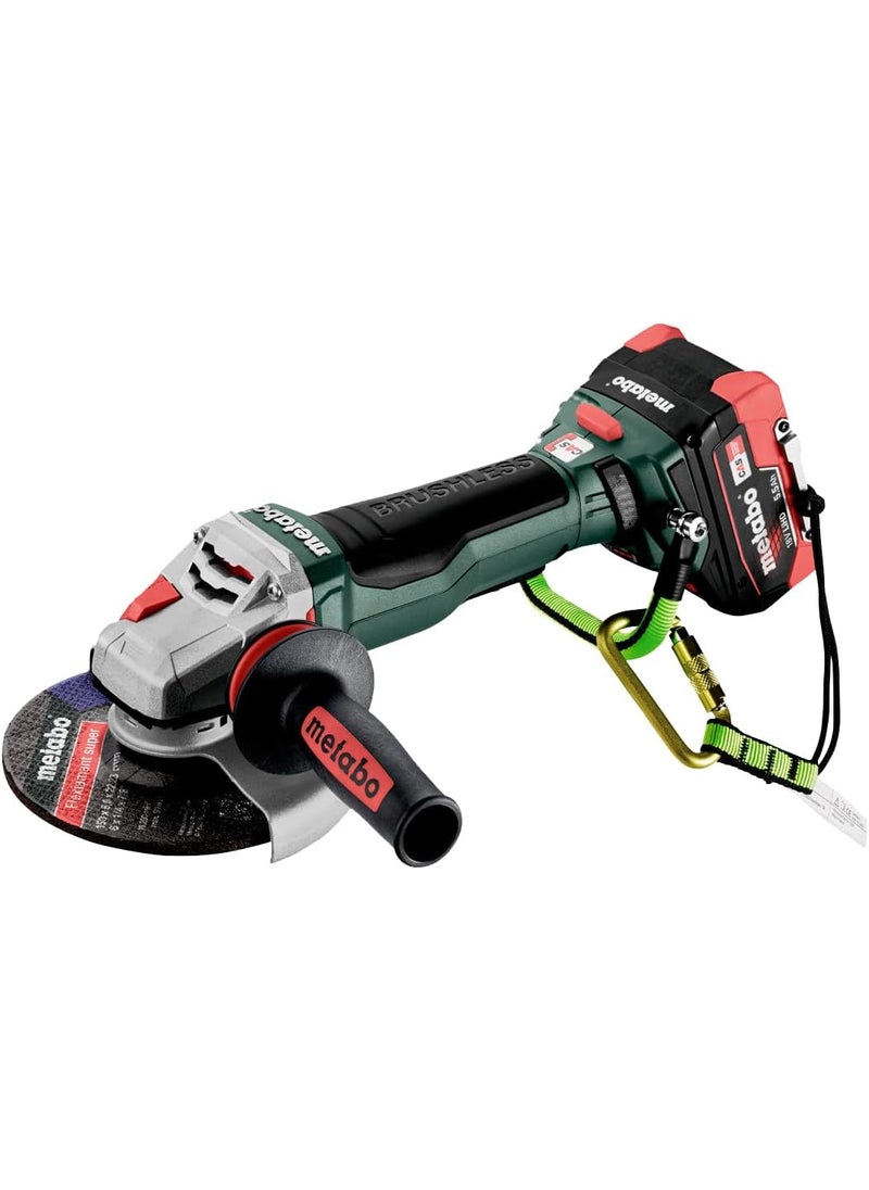 Metabo Metabo 18V Cordless 6Inch Angle Grinder Kit  Paddle Switch  Braking  WPB 18 LTX BL 15150 Quick DS Kit  - Image 1