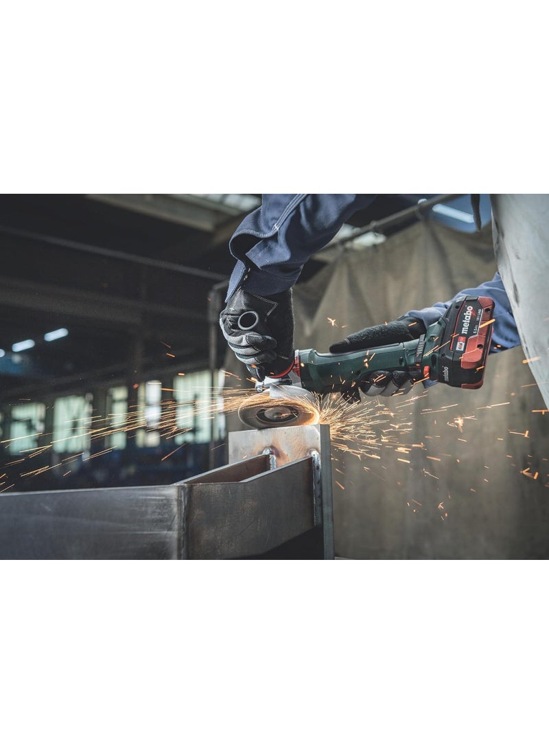 Metabo Metabo 18V Cordless 6Inch Angle Grinder Kit  Paddle Switch  Braking  WPB 18 LTX BL 15150 Quick DS Kit  - Image 4
