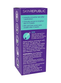 SKIN REPUBLIC Skin Republic 15% AHA (Alpha Hydroxy Acids) Exfoliating Serum to Improve and Brighten Skin Texture, Tighten Pores, Reduce Spots (30ml)  - Image 3