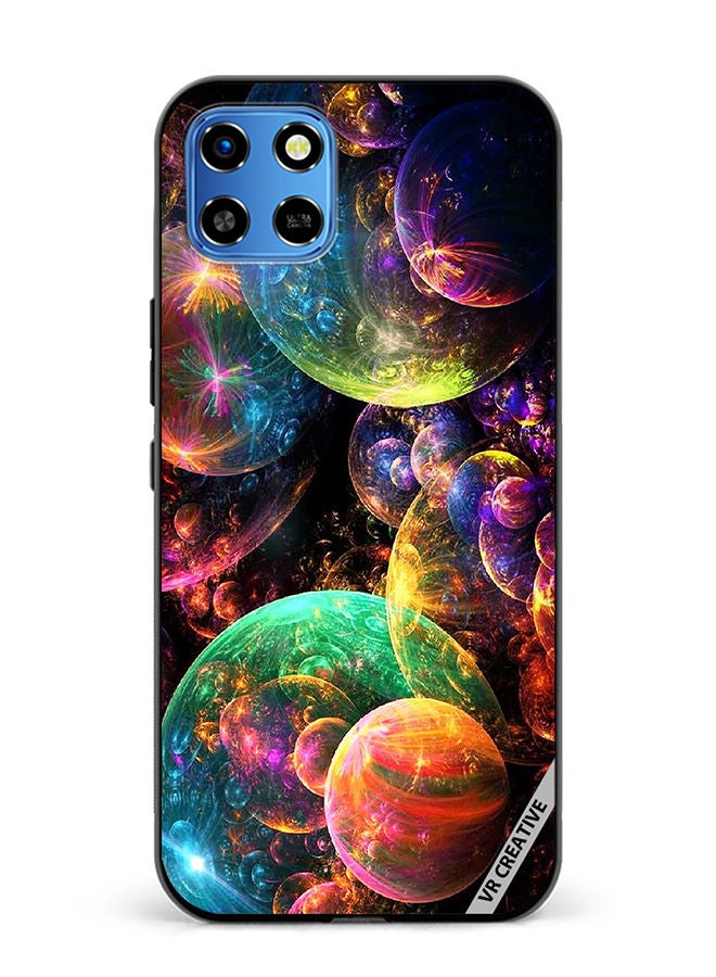 VR CREATIVE Protective Case Cover For Infinix Smart 6 HD Galaxy Design Multicolour - Image 1