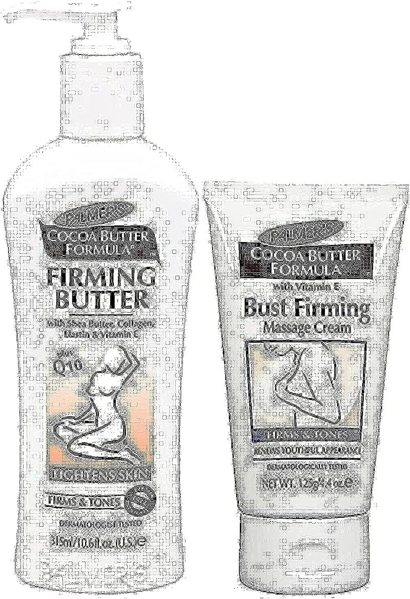 زبدة الكاكاو من بالميرز لتقوية البشرة مع كريم الصدر من بالميرز