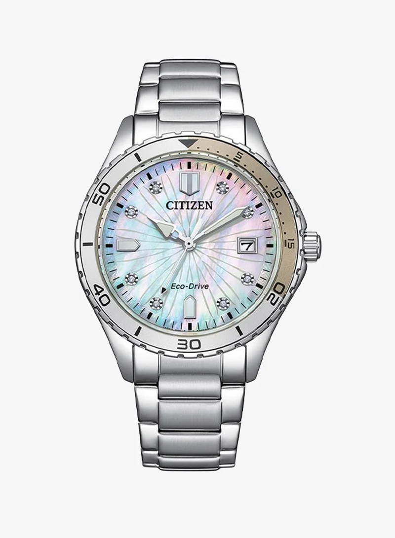 Citizen Stainless Steel Analog Watch FE6170-88D - 36.8 mm
