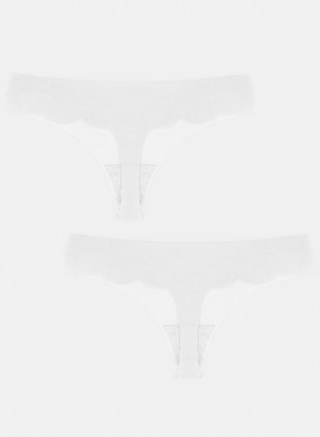 Lasso Lycra Set Of 2 Pieces Invisible String Underwear For Women - Image 1