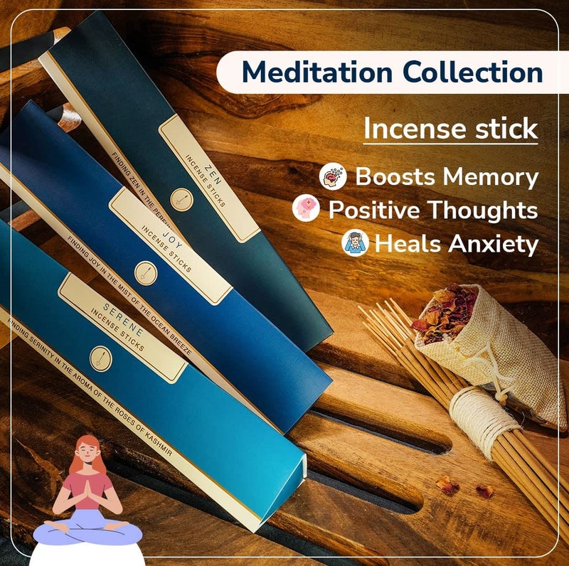 Nirmalaya Nirmalaya Serene Incense Sticks Agarbatti Incense Sticks for Pooja 100 Natural and Charcoal Free Organic Incense Sticks Incense Sticks for Home Fragrance 40 Sticks per Pack  - Image 4