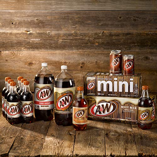 A&W Cream Soda Zero Sugar, 12 fl oz cans, 12 pack - Image 2