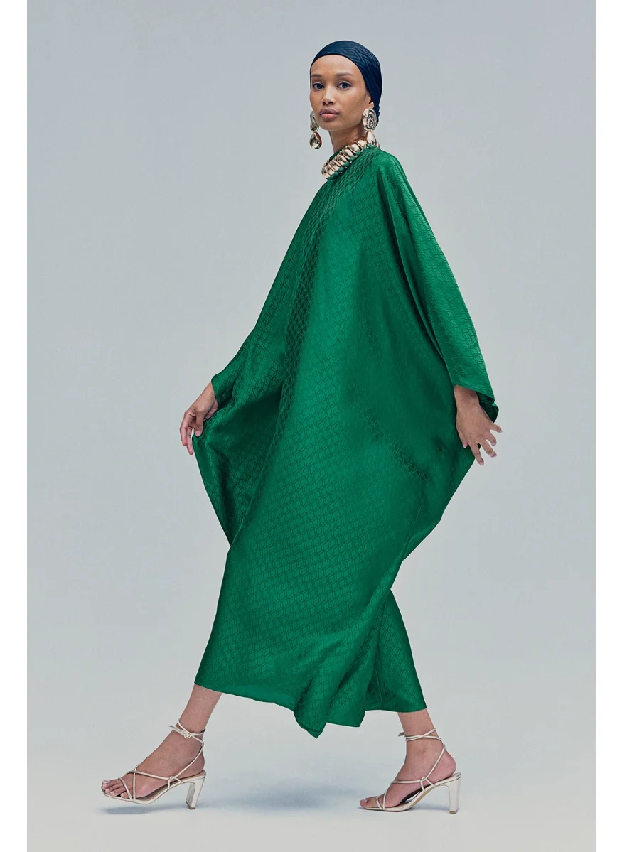 H&M Jacquard-Weave Kaftan Dress