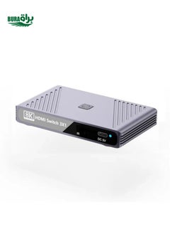 Q803 للتلفزيون / الشاشة / الكاميرا 8K HDMI 3-in-1-Out Converter مع منفذ USB-C 5V