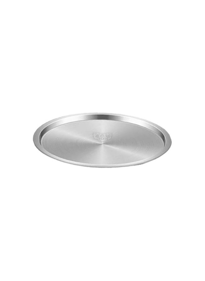 Generic 304 Stainless Steel Basin Food Grade Thickened Grater Basin Rice Washing Sieve Kitchen Vegetable Washing Basin Draining Basin Egg Bowl With Lid-规格:304防尘保鲜钢盖(单拍不发)-颜色:30cm  - Image 1