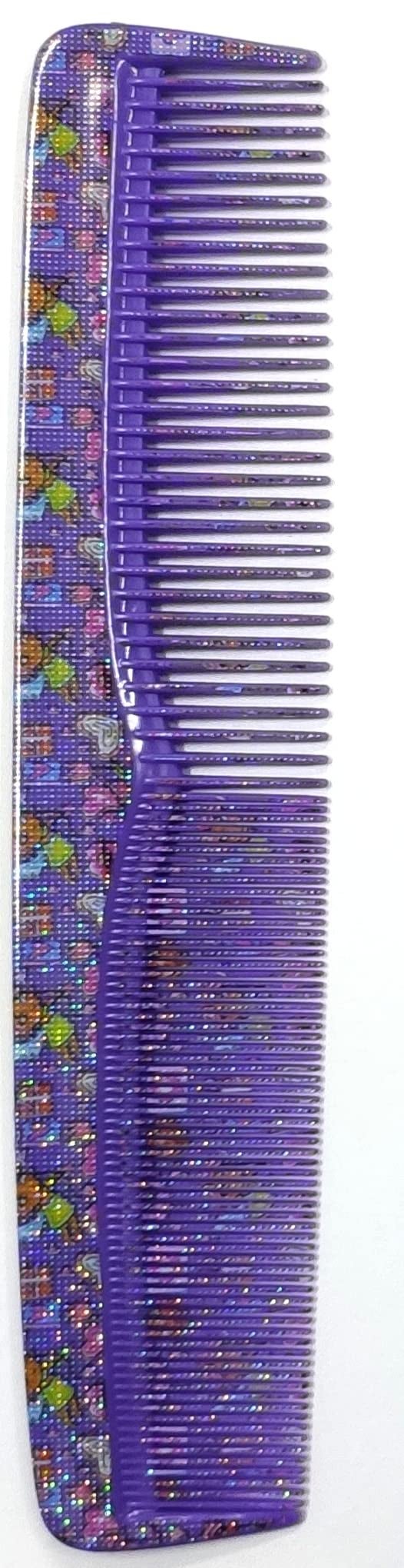 Maple Printed Dressing Detangling Hair Comb Combo Set for Men,Women (Multicolour), Pack of 4 - Image 2