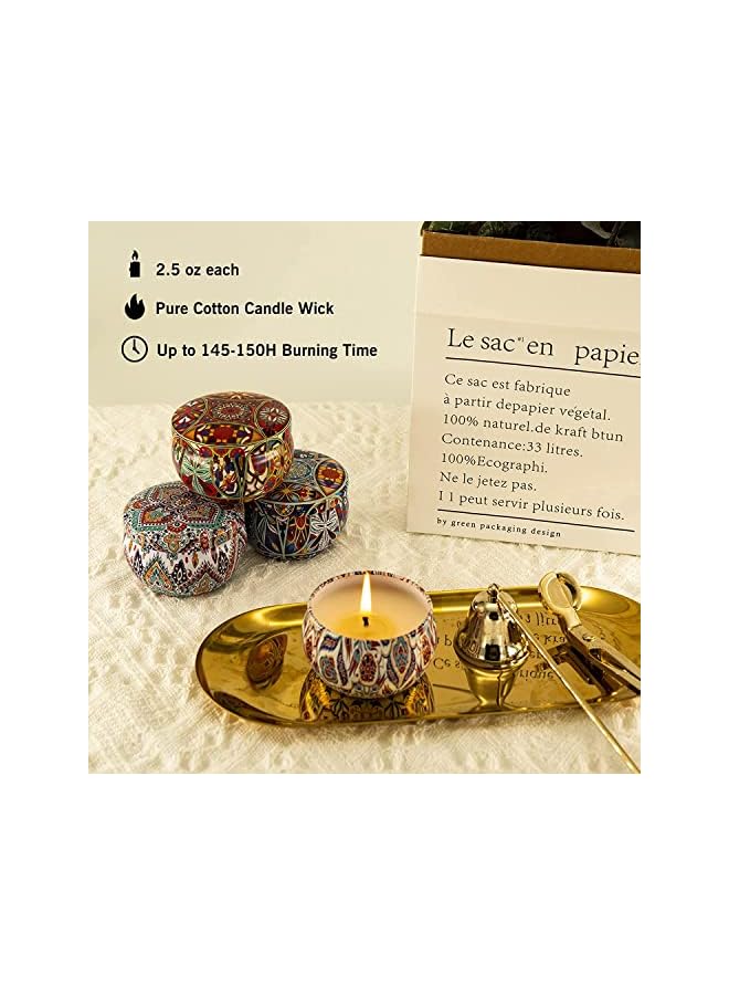 The Bros 9 Pack scented candles Gift Natural Soy Wax Set for Valentines day and Mothers day. 2.2 oz strong aromatherapy for Home Scented, Yoga, Relaxation, Meditation - Image 4