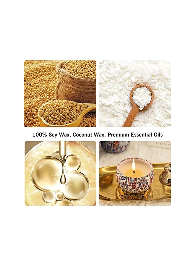 The Bros 9 Pack scented candles Gift Natural Soy Wax Set for Valentines day and Mothers day. 2.2 oz strong aromatherapy for Home Scented, Yoga, Relaxation, Meditation - Image 5