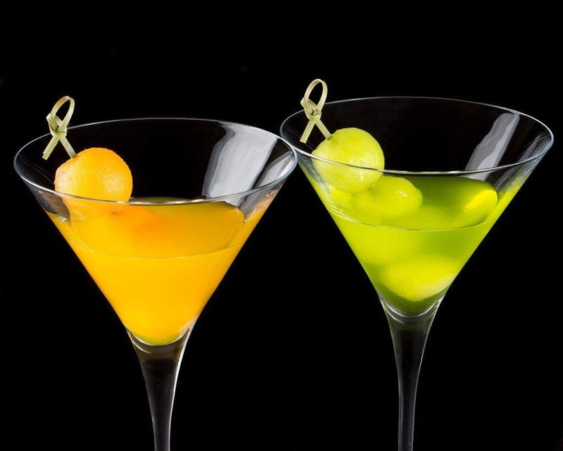 Gmark Bamboo Cocktail Picks 4.5"" 300 Ct - Bamboo Knot Skewers  Looped Knot Twisted Ends Perfect For Cocktail Party  Barbeque  Club Sandwiches - Pack In Box Gm1114 - Image 4