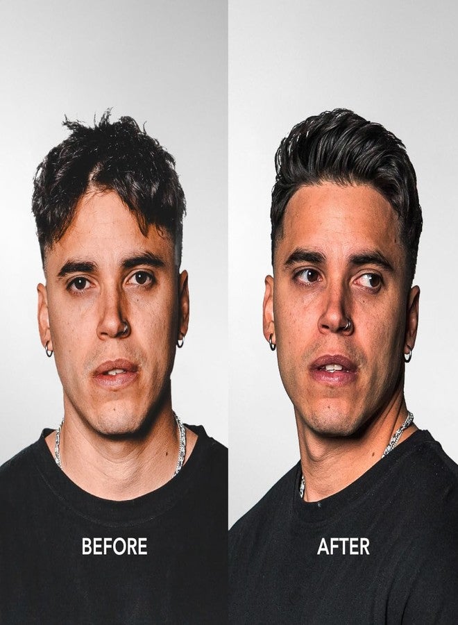 BluMaan كريم كلاي مات من بلو مان - تثبيت قوي لمظهر غير لامع - متعدد الاستخدامات، سهل التطبيق، تحكم خفيف الوزن، أساسي للعناية بالشعر مغذي ومنظف بمكونات طبيعية - 71 مل/2.5 أونصة - Image 2