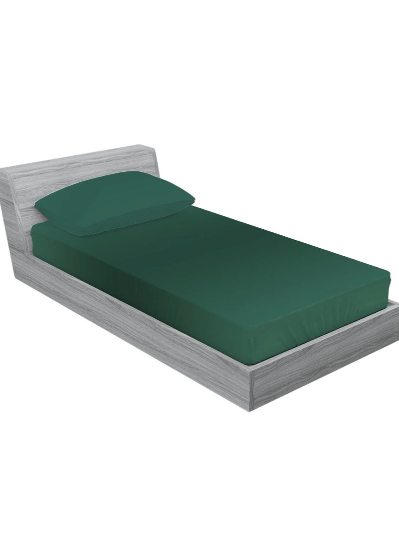 3-Piece Fitted Bed Sheet Set – 100% Cotton, 120x200 cm (Single Size)