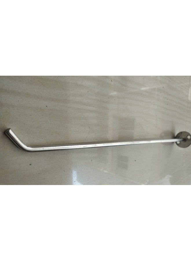 Q1 Beads Q1 Beads 36 Pcs 12" Stainless Steel Wall Mount Display Hook Hanger for Hanging in Mobile Shop, Supermarket, Hanging Accessory (Chrome, 36 Pcs, 12 Inches)  - Image 3