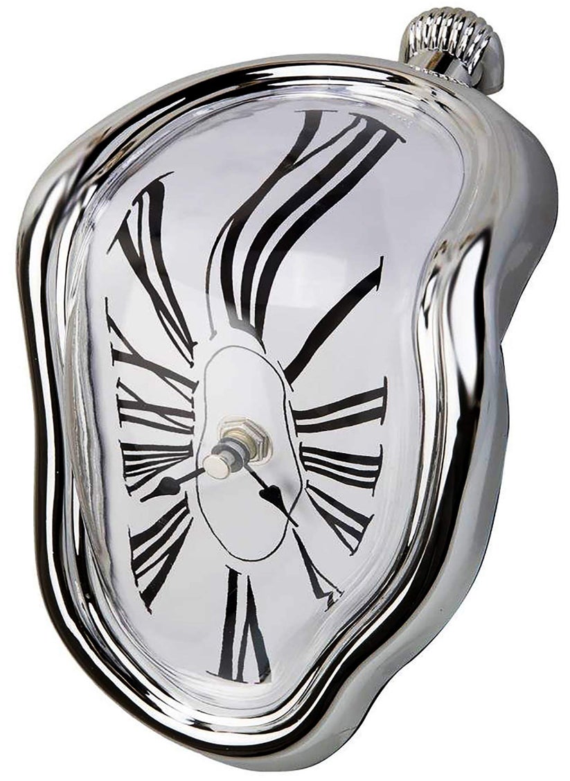 Creatov Creatov Decorative Dali Watch Melting Clock  Surrealistic Table Shelf Desk Fashion Melted Clock Salvador Dali Inspired Funny Home Decor Office Best Birthday Gift Idea 