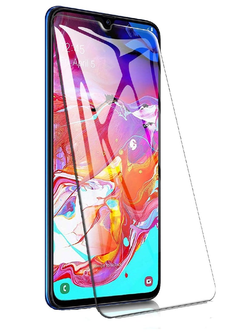Super Tempered Glass Screen Protector Clear Designed For Samsung Galaxy A70 Full Screen Coverage And Bubble Free - Image 1