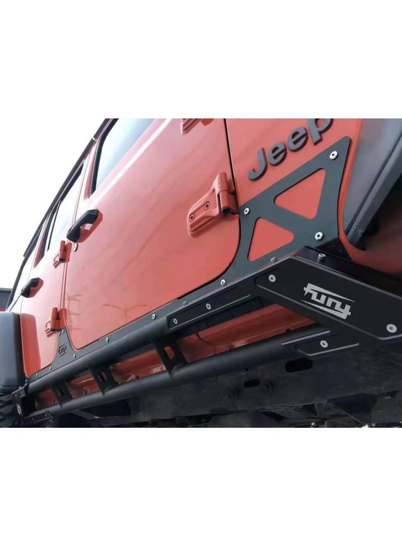 Fury Offroad Aluminum Side Skirt for Jeep Wrangler JL 2018+  - Image 2