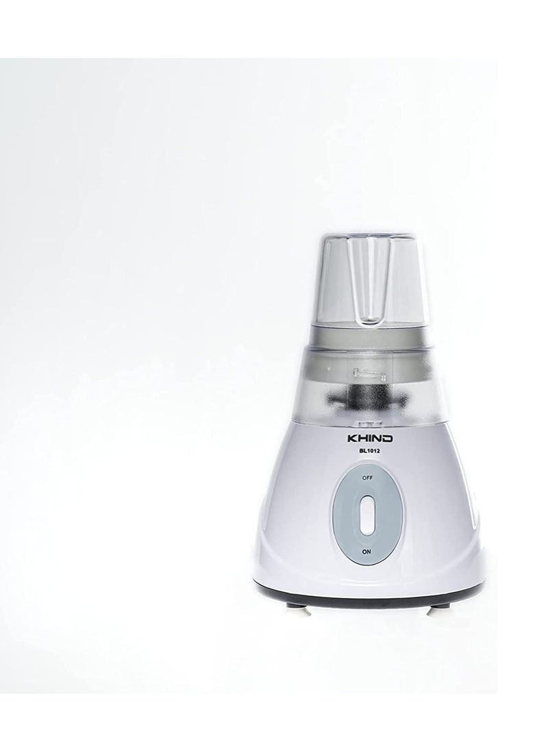 KHIND Blender 1 0L Jar with 2 Speed and 1 Miller for Grinding White BL1012  KHIND  - Image 4