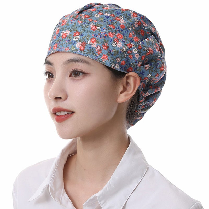 Chef Hat For Women, Kitchen Work Hat, Catering Hat, Anti-Oil Smoke, Adjustable For Men And Women, Cooking Hat, Restaurant Canteen Hat, Custom Embroidery - Image 1