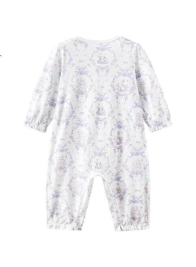 Yeehoo Baby Clothes, All-Season Onesie, Long-Sleeve Romper For Boys And Girls, 7A Antibacterial Newborn Clothing - Image 2