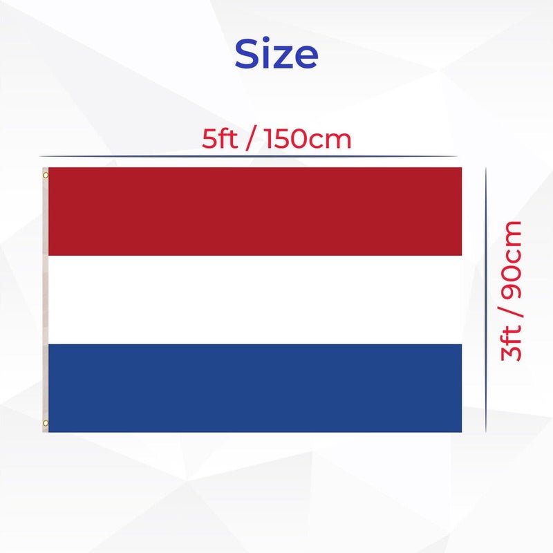 Boolavard World Cup 2026 Flag - Official National Flag 5ft X 3ft Large Double Sided With Brass Eyelets USA Canada Mexico (Netherlands) - Image 3